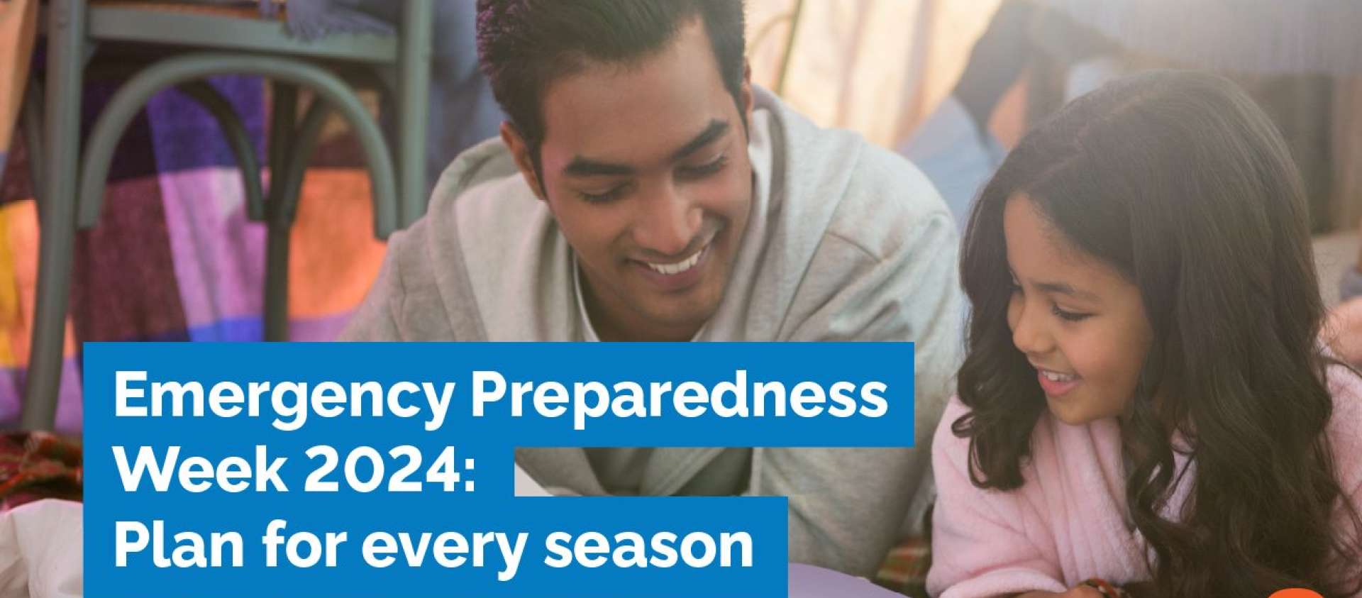 picture of man teaching young girl about emergency preparedness