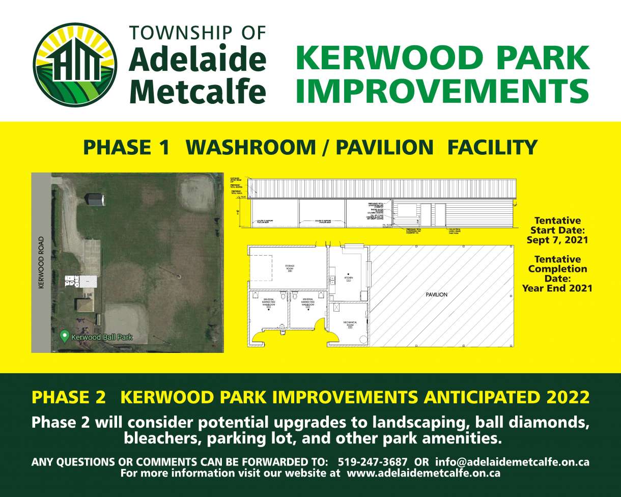 Kerwood Park Improvements Signage Signage for Kerwood Park Facility Construction