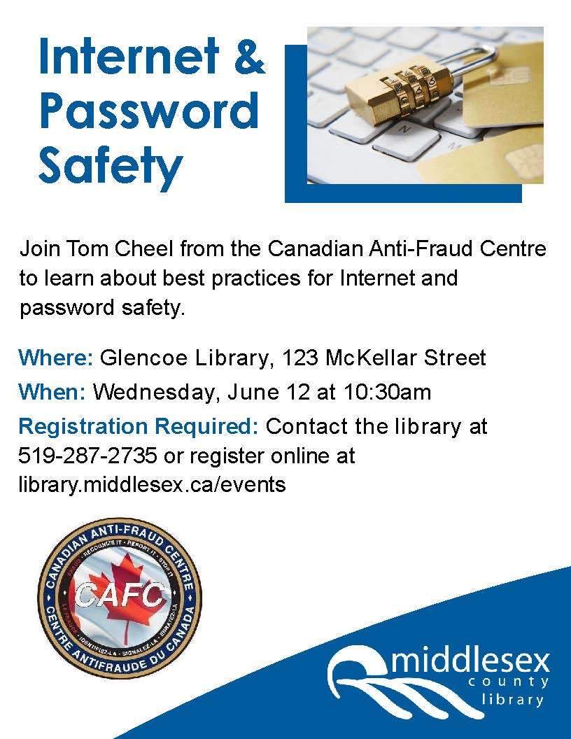 Poster for Internet & Password Safety